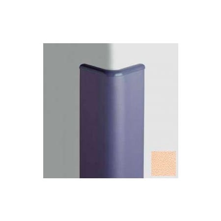 Pawling Surface Mounted Corner Guard Bullnose 90Deg, 3'' Wings, 12'H W/Caps, Cappuccino CG-30-12-21